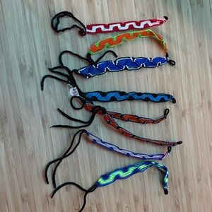 Colorful Woven Bracelets Set